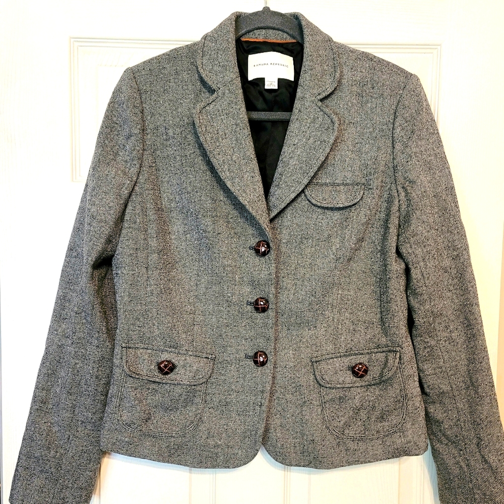Banana Republic 53% Wool Blazer